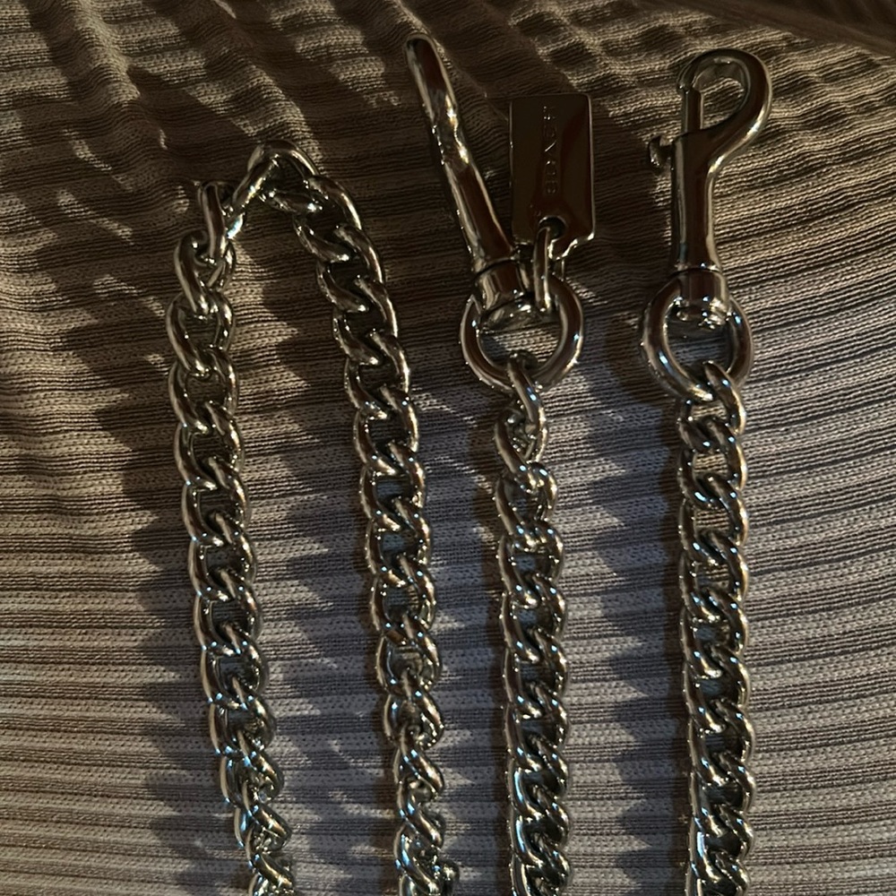 COACH Silver Chain Strap for Purses